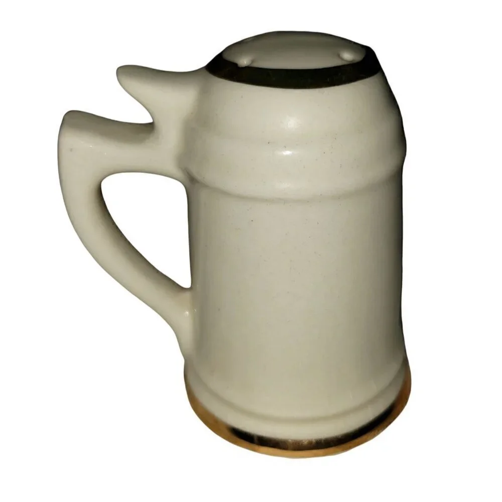 Vintage‎ St Augustine Florida Salt & Pepper Shakers Souvenir Kitch Stein Mug